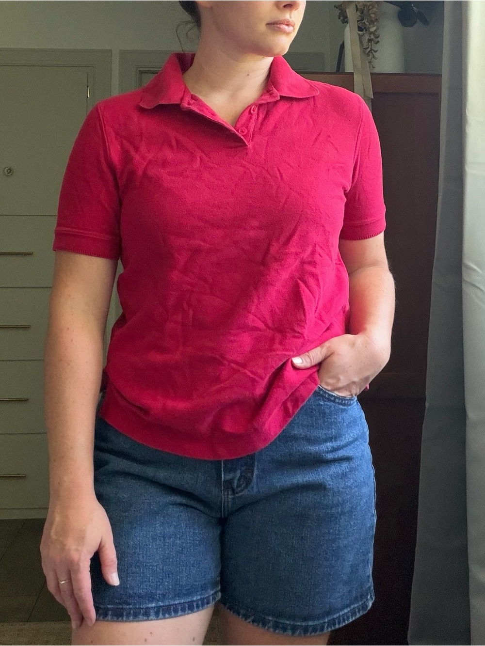 100 % cotton Classic Short-Sleeve Polo Top